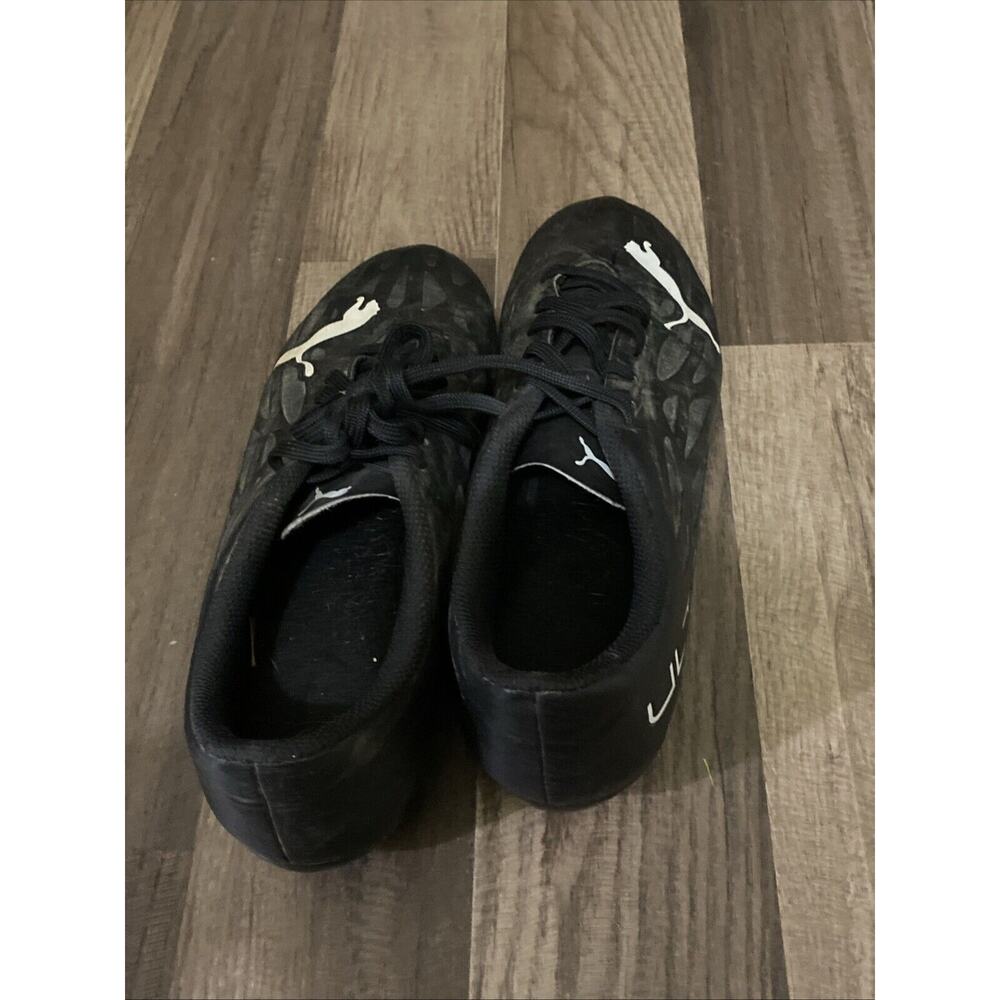 Puma Ultra Soccer Futbol Cleats Men's Size 7.5Black Gray 106532-02 Lace Up FG/AG - Picture 3 of 6